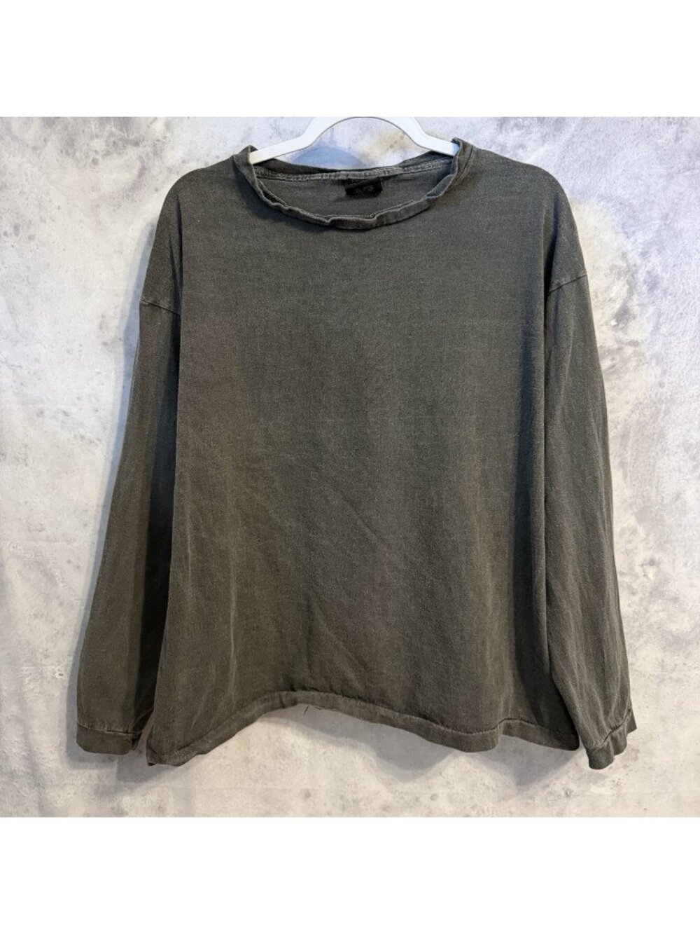 Vintage 90s Hobie Long Sleeve T Shirt Mens Medium Faded Black